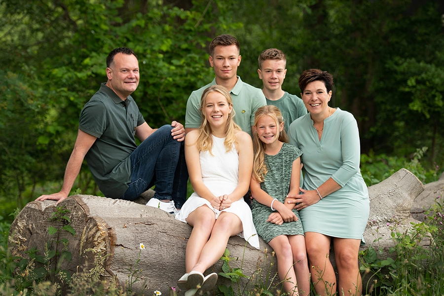 Familiefoto gemaakt door fotograaf Ruud uit Zutphen Wansveld